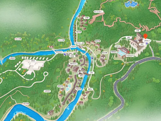 梅州结合景区手绘地图智慧导览和720全景技术，可以让景区更加“动”起来，为游客提供更加身临其境的导览体验。